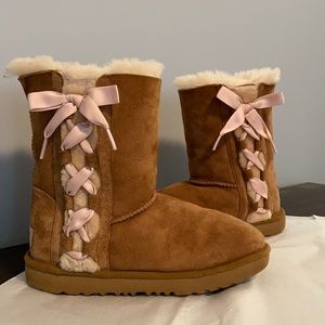 UGG Pala Kids’ Ribbon Lace up Boots